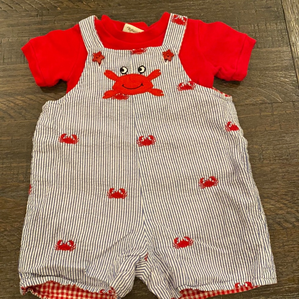 Baby boy shortalls
